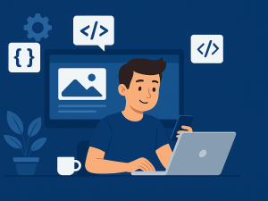 توسعه_دهنده وب مشغول به کار