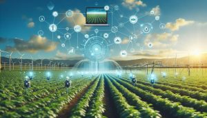 تصویر مزرعه مجهز به مدیریت خودکار آب